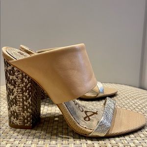 Sam Edelman Block Leather Heel